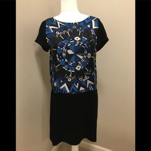 Pablo GERARD DAREL Combined Fabric, Silk Top Dress